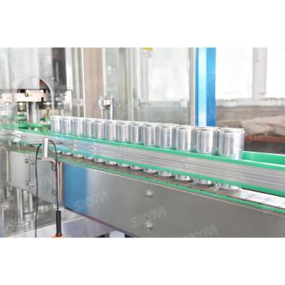 Automatic 330ml 3000cans per hour Craft Beer Beverage Juice Aluminum Can Filling Sealing Machine / Beer Canning Equipment Line