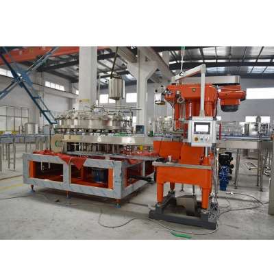 Aluminum / PET cans soda pop energy drinking water making / filling machinery for beverage production line