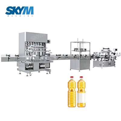 Industrial PET Plastic bottle l liter oil filling line